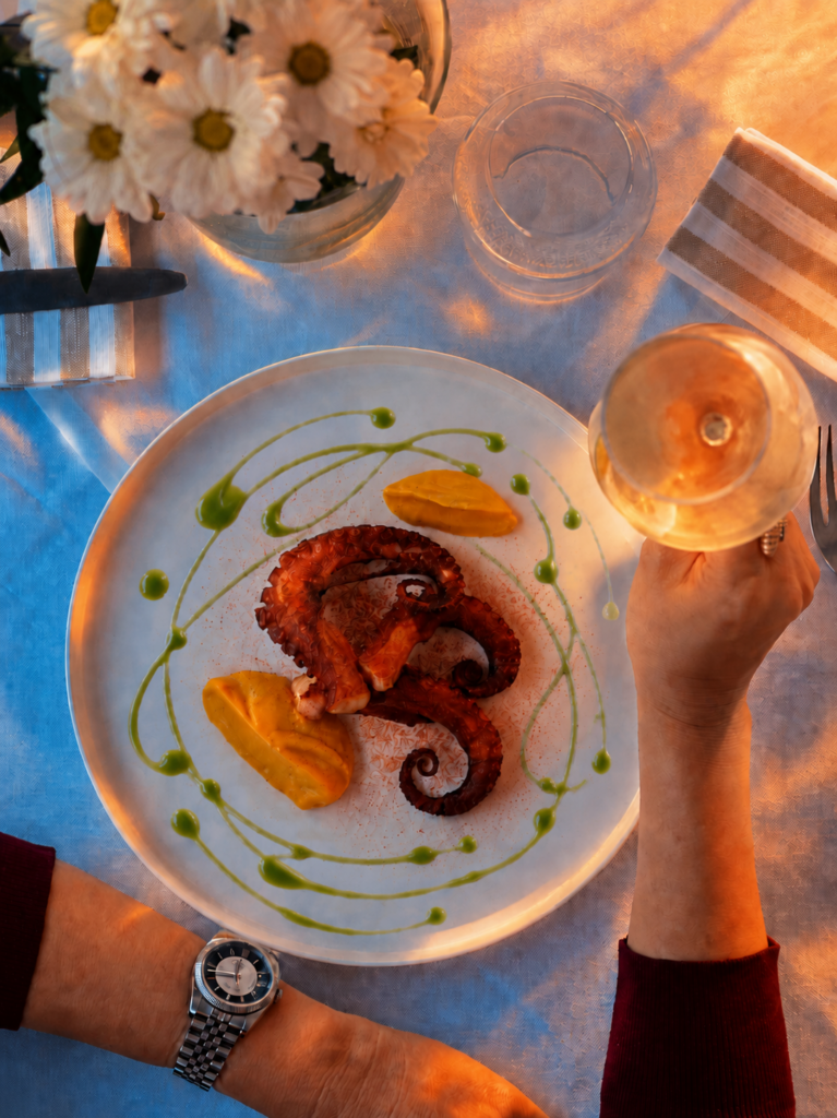 Piatto di pesce fresco della cucina de La Vela Tirrenia
